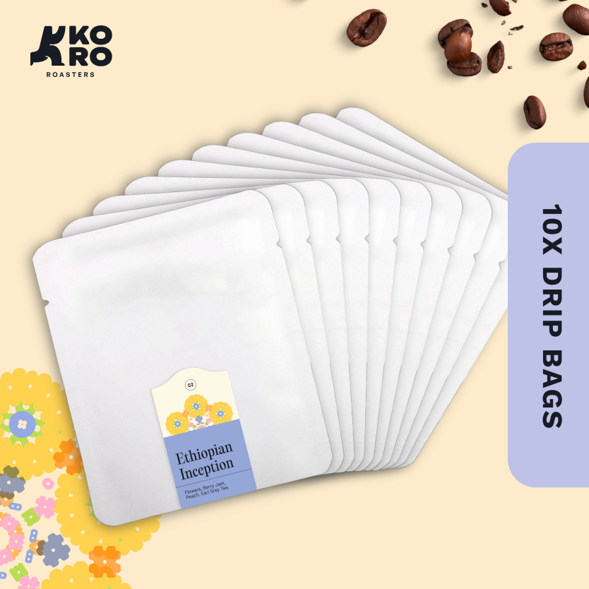 
                  
                    Drip Bags - Ethiopian Inception - Kopi Arabica - Filter Specialty Coffee by Koro Roasters
                  
                