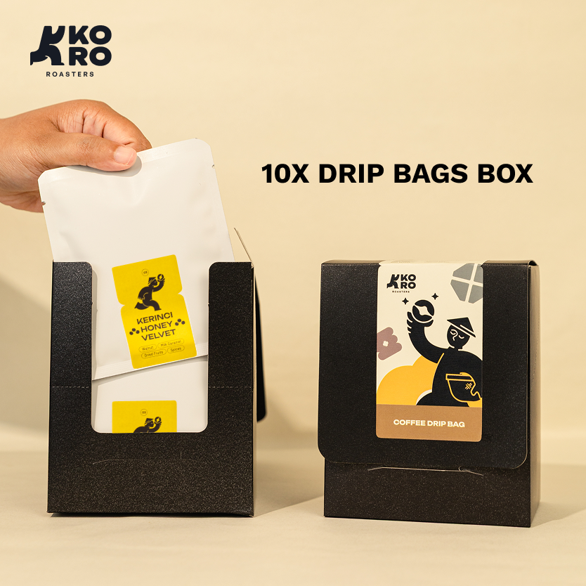 
                  
                    Drip Bags - Kerinci Honey Velvet - Kopi Arabica - Filter Specialty Coffee by Koro Roasters
                  
                