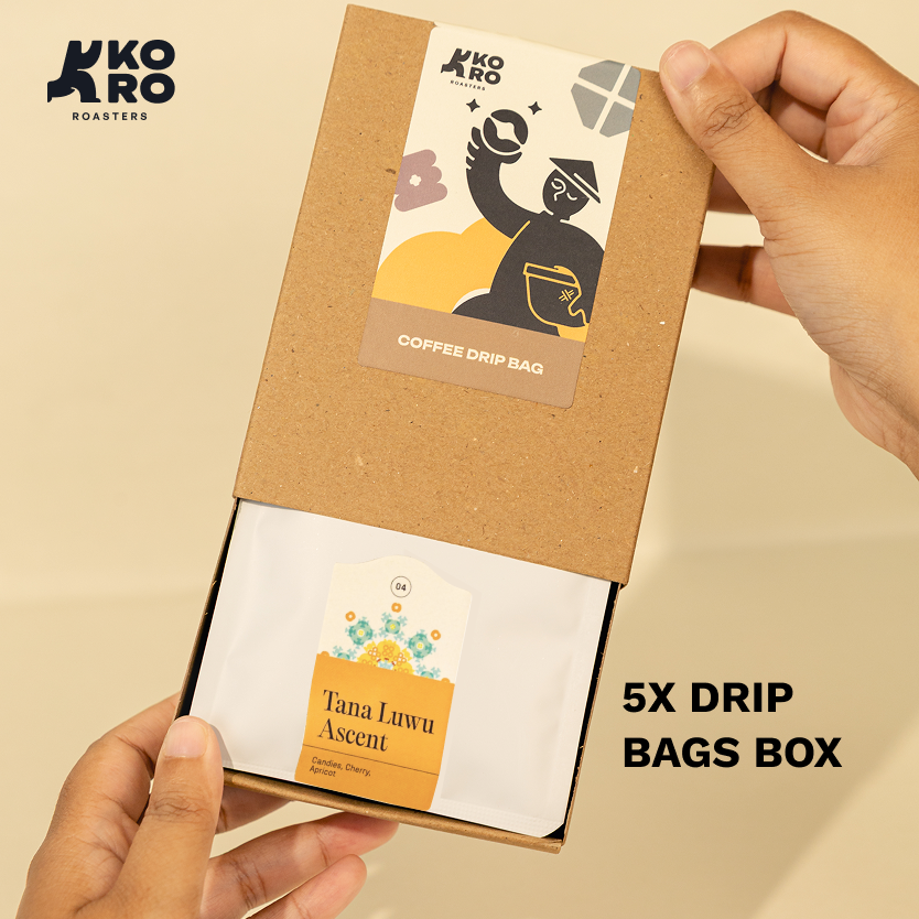 
                  
                    Drip Bags - Tana Luwu Ascent - Kopi Arabica - Filter Specialty Coffee by Koro Roasters
                  
                