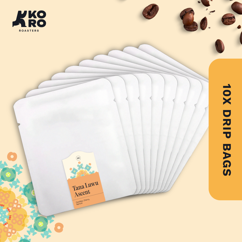 
                  
                    Drip Bags - Tana Luwu Ascent - Kopi Arabica - Filter Specialty Coffee by Koro Roasters
                  
                