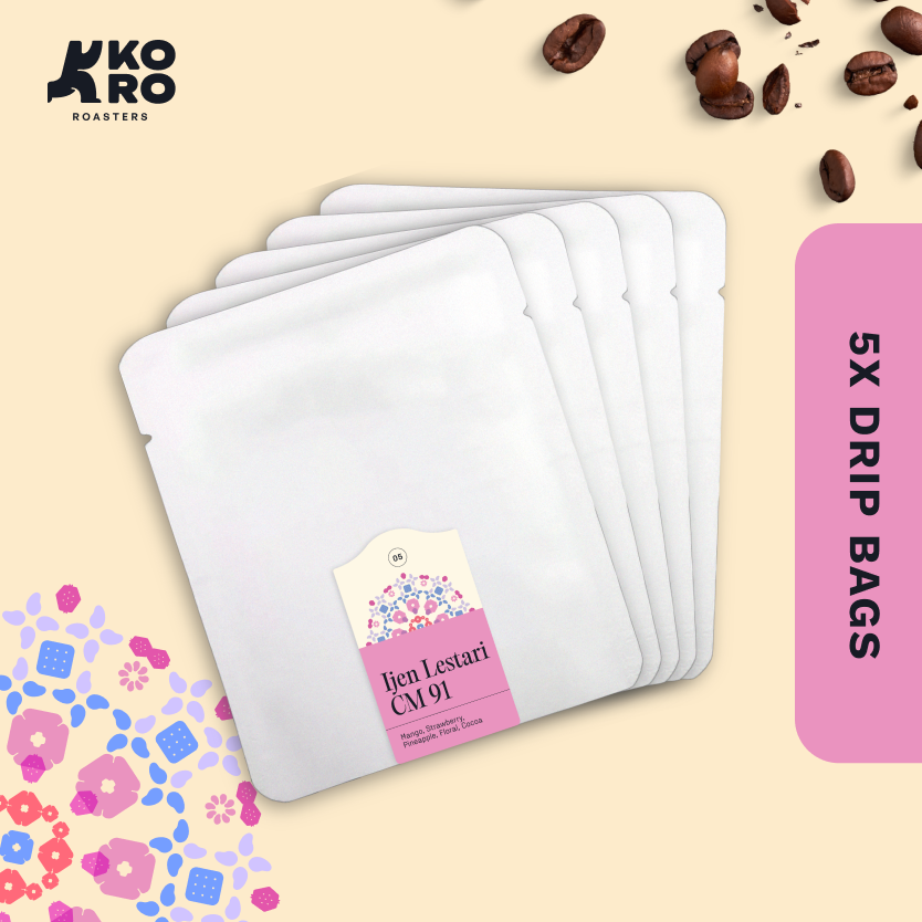 
                  
                    Drip Bags - Ijen Lestari CM 91 - Kopi Arabica - Filter Specialty Coffee by Koro Roasters
                  
                