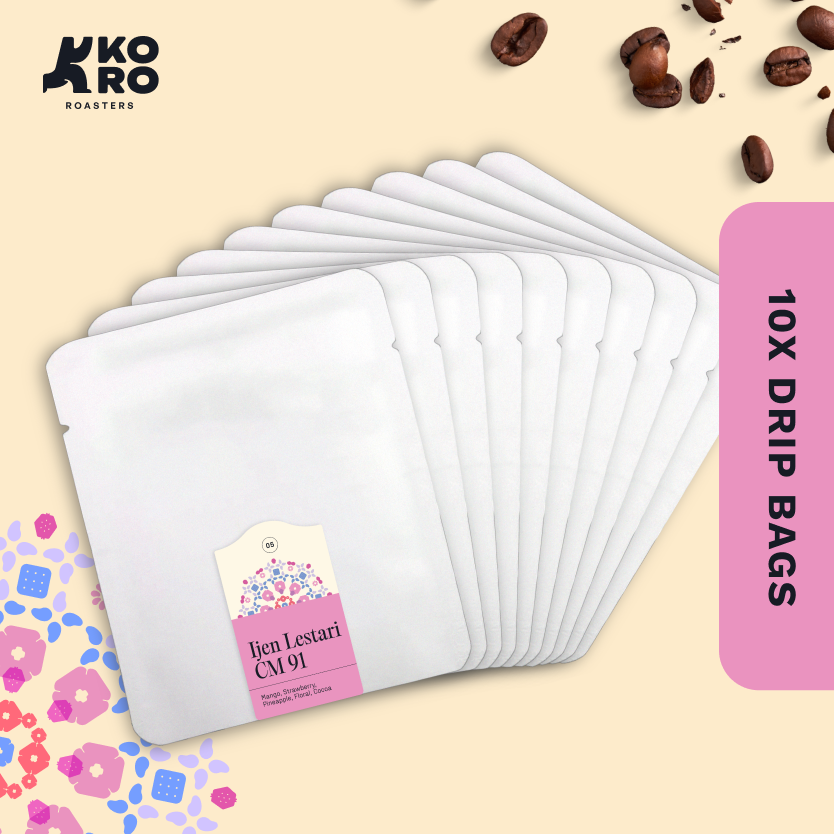 
                  
                    Drip Bags - Ijen Lestari CM 91 - Kopi Arabica - Filter Specialty Coffee by Koro Roasters
                  
                