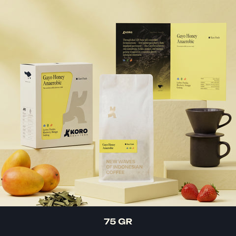 KORO ROASTERS Gayo Anaerobic Honey Biji Kopi Manis - Single Origin Specialty Coffee
