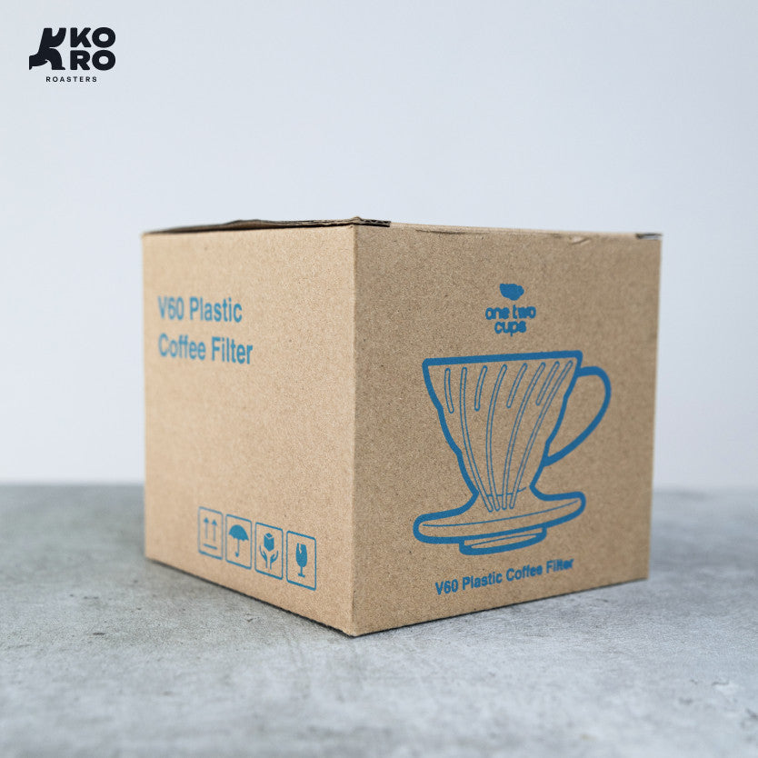 
                  
                    One Two Cups Dripper Kopi V60 Plastik Besar 2-4 cups by Koro Roasters
                  
                