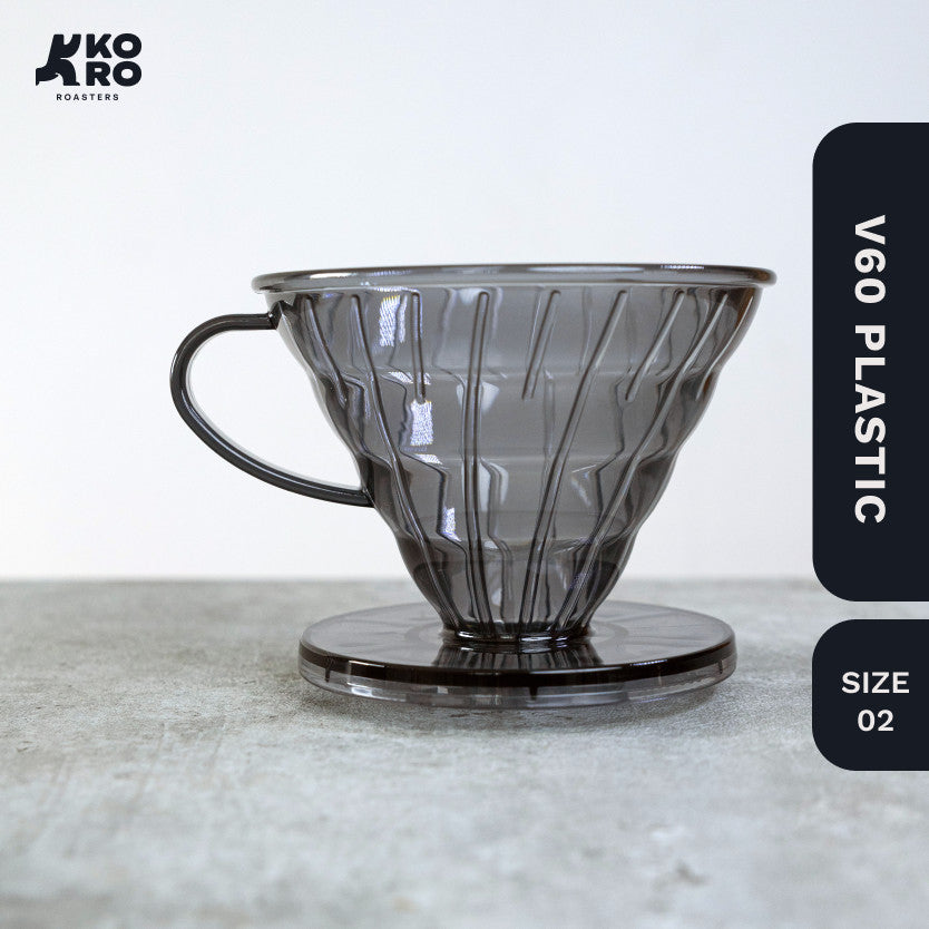 
                  
                    One Two Cups Dripper Kopi V60 Plastik Besar 2-4 cups by Koro Roasters
                  
                