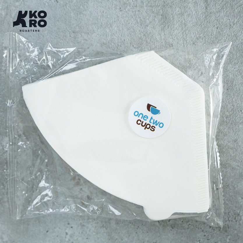 
                  
                    One Two Cups Kertas Saringan Paper Filter Kopi Flat Bottom 02 Putih 100pcs 1-4 cups | Koro Roasters
                  
                
