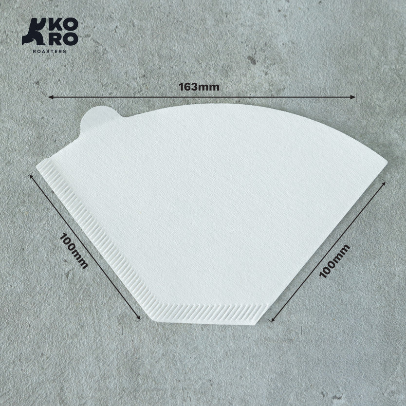 
                  
                    One Two Cups Kertas Saringan Paper Filter Kopi Flat Bottom 02 Putih 100pcs 1-4 cups | Koro Roasters
                  
                