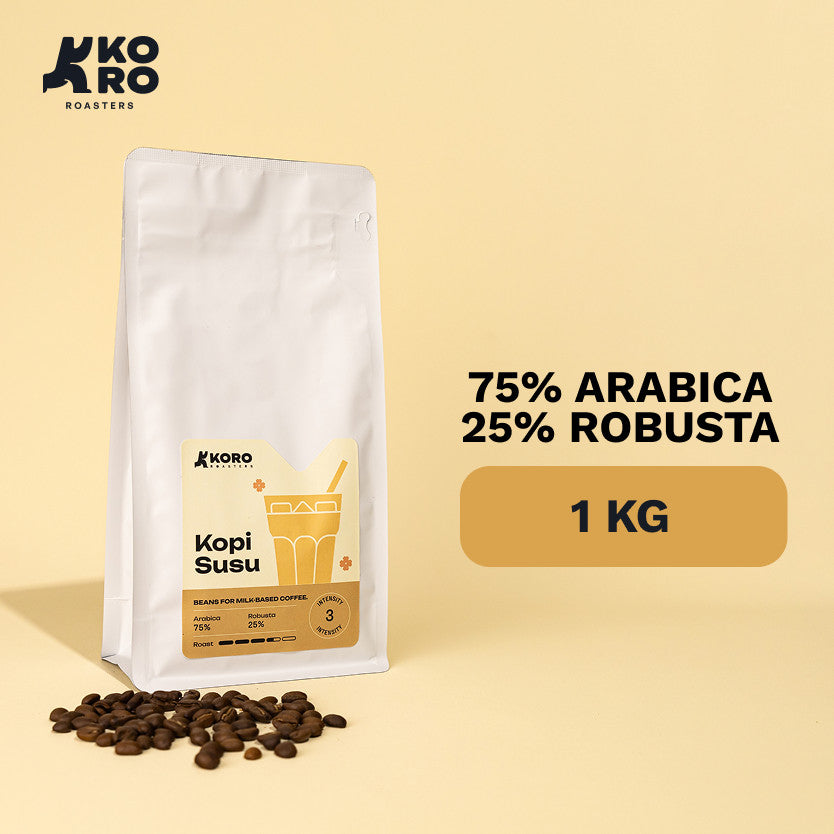 
                  
                    Biji Kopi Susu Blend Premium No. 3 - 75% Arabika 25% Robusta - Koro Roasters
                  
                