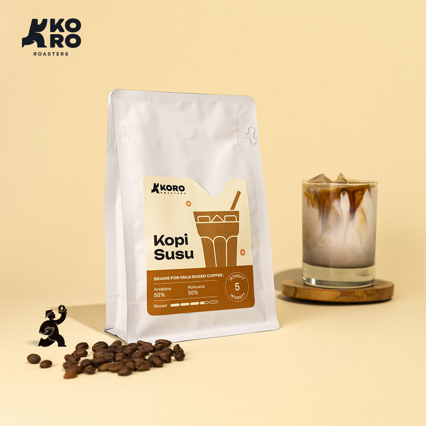Biji Kopi Susu Blend Premium No. 5 - 50% Arabika 50% Robusta - Koro Ro ...