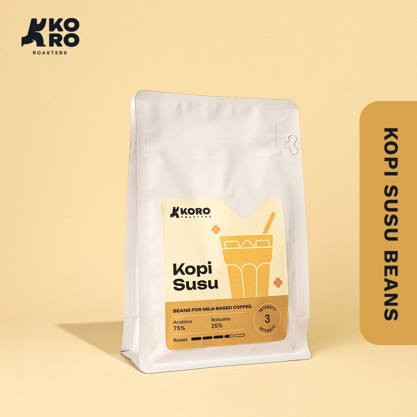 Biji Kopi Susu Blend Premium No. 3 - 75% Arabika 25% Robusta - Koro Roasters