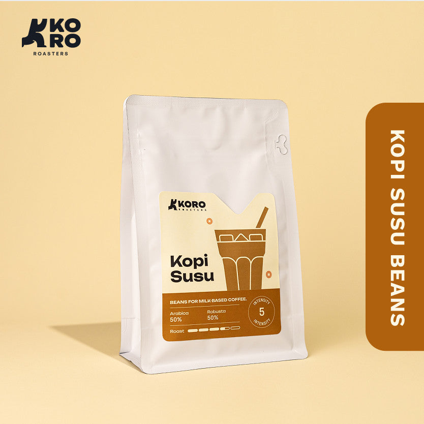 Biji Kopi Susu Blend Premium No. 5 - 50% Arabika 50% Robusta - Koro Roasters