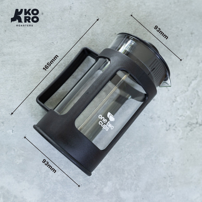 
                  
                    One Two Cups French Press Coffee Maker 600ml by Koro Roasters | Kopi Tanpa Ampas
                  
                