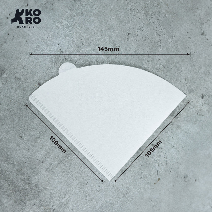 
                  
                    One Two Cups Filter Paper Kertas Saringan Kopi V60 01 Putih/Bleached - 100pcs 1-2 cups Koro Roasters
                  
                