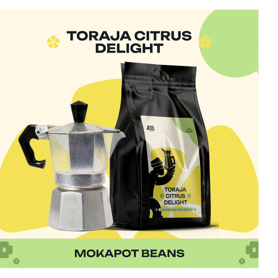 Biji Kopi Bubuk Arabika Toraja Asli Original Premium Moka Pot Single Origin Coffee Beans by Koro Roasters