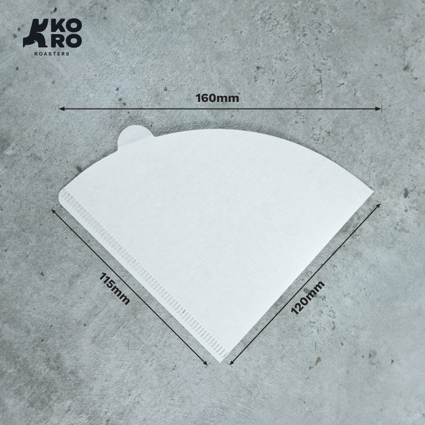 
                  
                    One Two Cups Paper Filter Kertas Saringan Kopi V60 02 Putih Bleached 100pcs 1-4 cups | Koro Roasters
                  
                