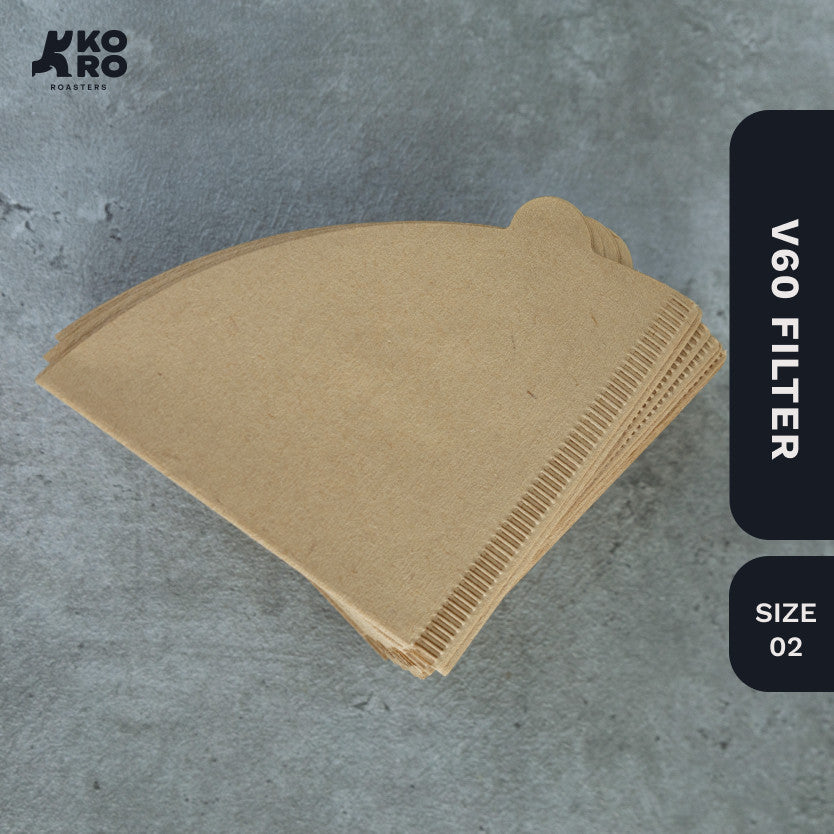 
                  
                    One Two Cups Kertas Saringan Kopi Paper Filter V60 02 Coklat Unbleached 100pcs 1-4 cups
                  
                