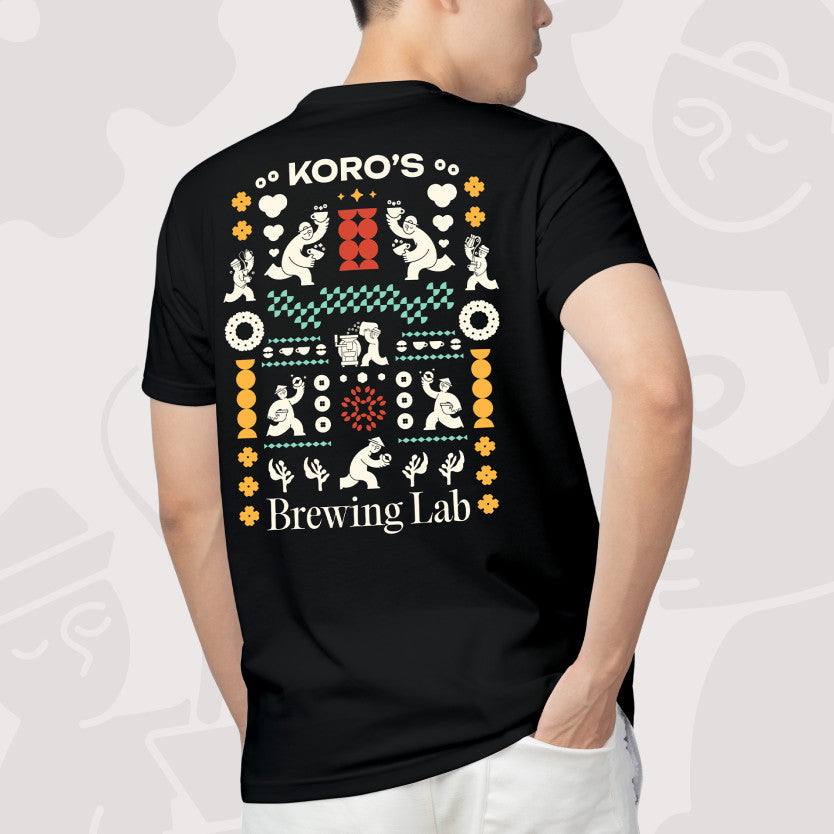 KORO ROASTERS Kaos Brewing Lab - T-Shirt Kopi untuk Coffee Geek | Wear Your Passion!