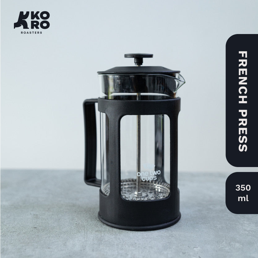French Press Coffee Maker One Two Cups 350ml - Koro Roasters