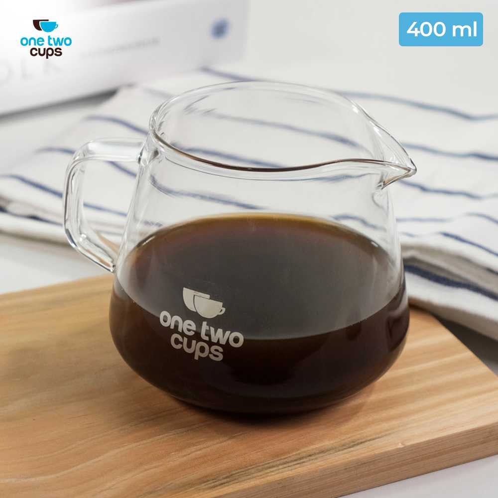 
                  
                    Server Kopi V60 Borosilicate Glass One Two Cups 400ml - Koro Roasters
                  
                